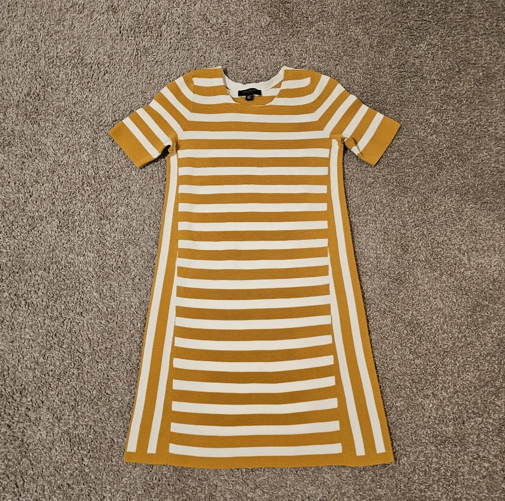 Ann Taylor Striped Knit Dress Size XS Petite - Picture 4 of 6